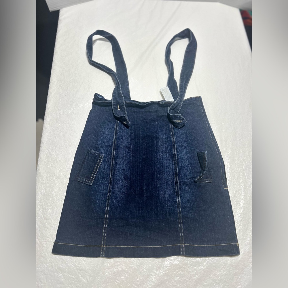 Baby Phat rare vintage Navy Denim Pinafore